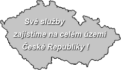 Své služby zajistíme na celém území České republiky.